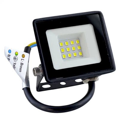 Proiector LED 10W 6000K IP65 220-230V 12 surse Carcasa Negra Metalica Produse LED Default Title Alessandro Design