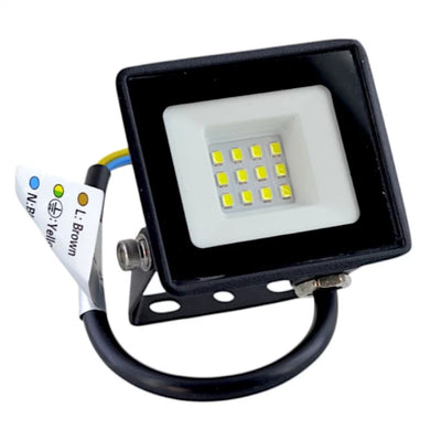 PE/DMX LED projector, IP65, 10W, Black