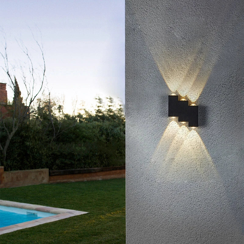 Aplica LED AX232, Exterior, 6 Surse, 6W, Negru, 3000K Aplice de Exterior Default Title Alessandro Design