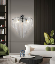 Ander Cristal lamp 2x E14 Shiny Chrome, Strings of crystals Indoor lamps Default Title Alessandro Design