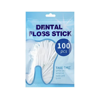 Set of 100 toothpicks with dental floss Personal Care Default Title Alessandro Design