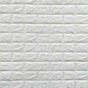 Set of 10x Self-adhesive 3D Wallpaper White Bricks from soft foam, 70cm x 77cm x 2 mm 3D Wallpaper Default Title Alessandro Design
