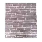 Set of 10x Self-adhesive 3D wallpaper Gray soft foam bricks, 77cm x 70cm x 6mm 3D Wallpaper Default Title Alessandro Design