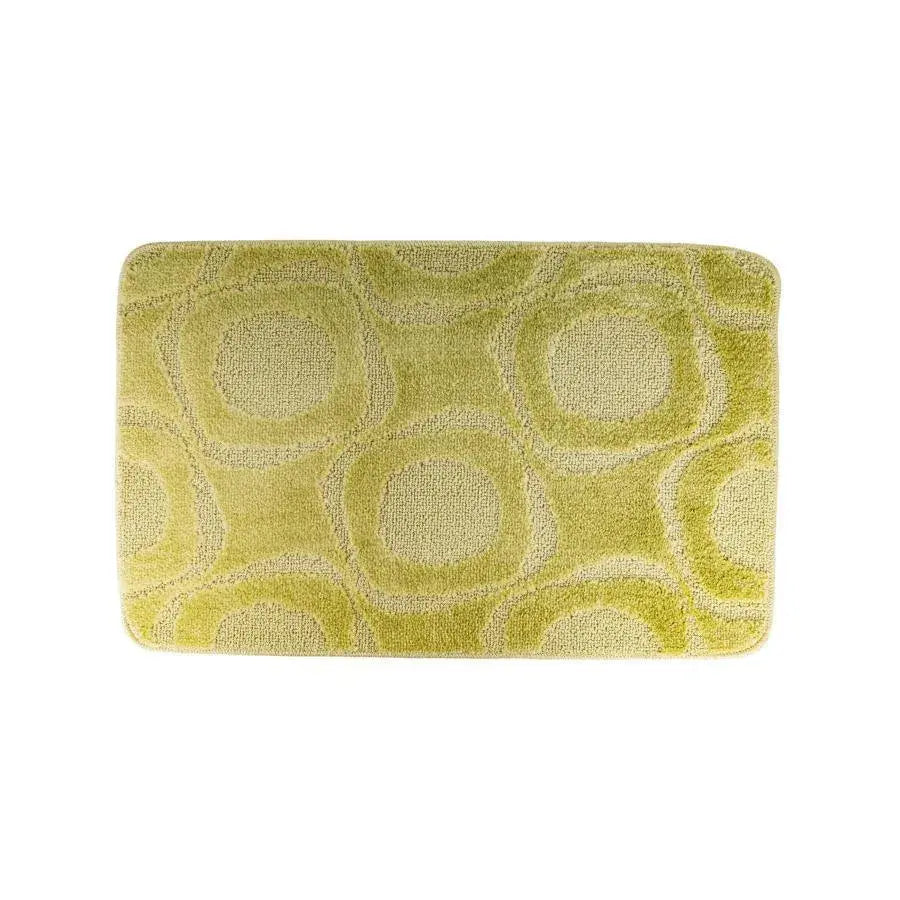 Set of 3 Bathroom Rugs, 50x40 cm, Green, Non-Slip Bathroom Rugs Default Title Alessandro Design