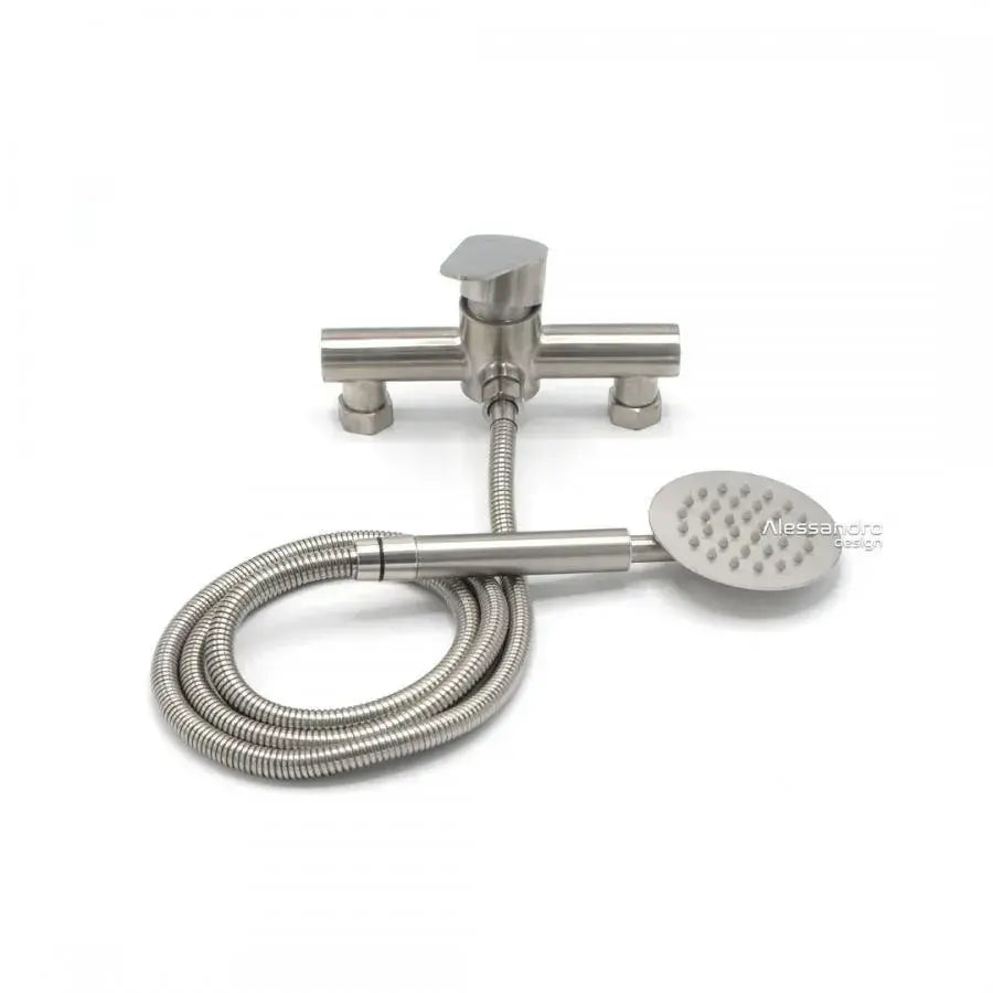 Faucet and Hose Set, SUS304 Stainless Steel, Satin, LY011 Faucets & Shower Columns Default Title Alessandro Design