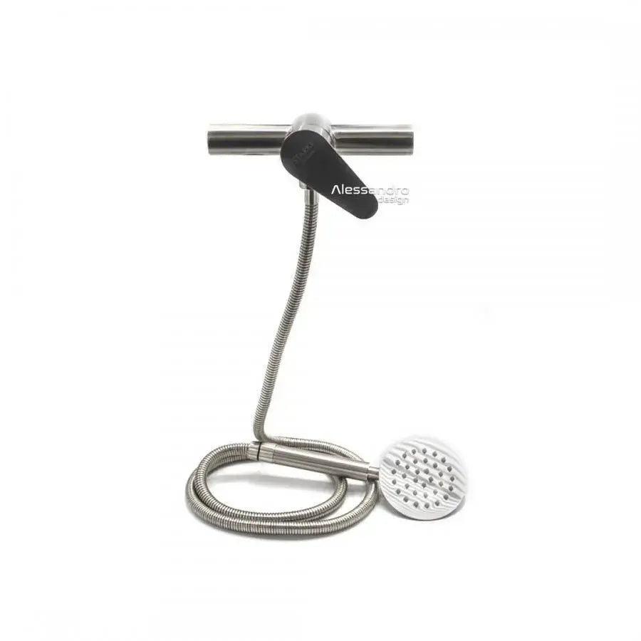 Faucet and Hose Set, SUS304 Stainless Steel, Satin, LY011 Faucets & Shower Columns Default Title Alessandro Design