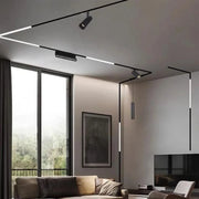 Recessed Track for Magnetic Projectors, 2m, Black LED Products Default Title Alessandro Design
