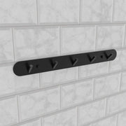 Towel Holder and Bathroom Accessories 37cm Aluminum Black Default Title Alessandro Design