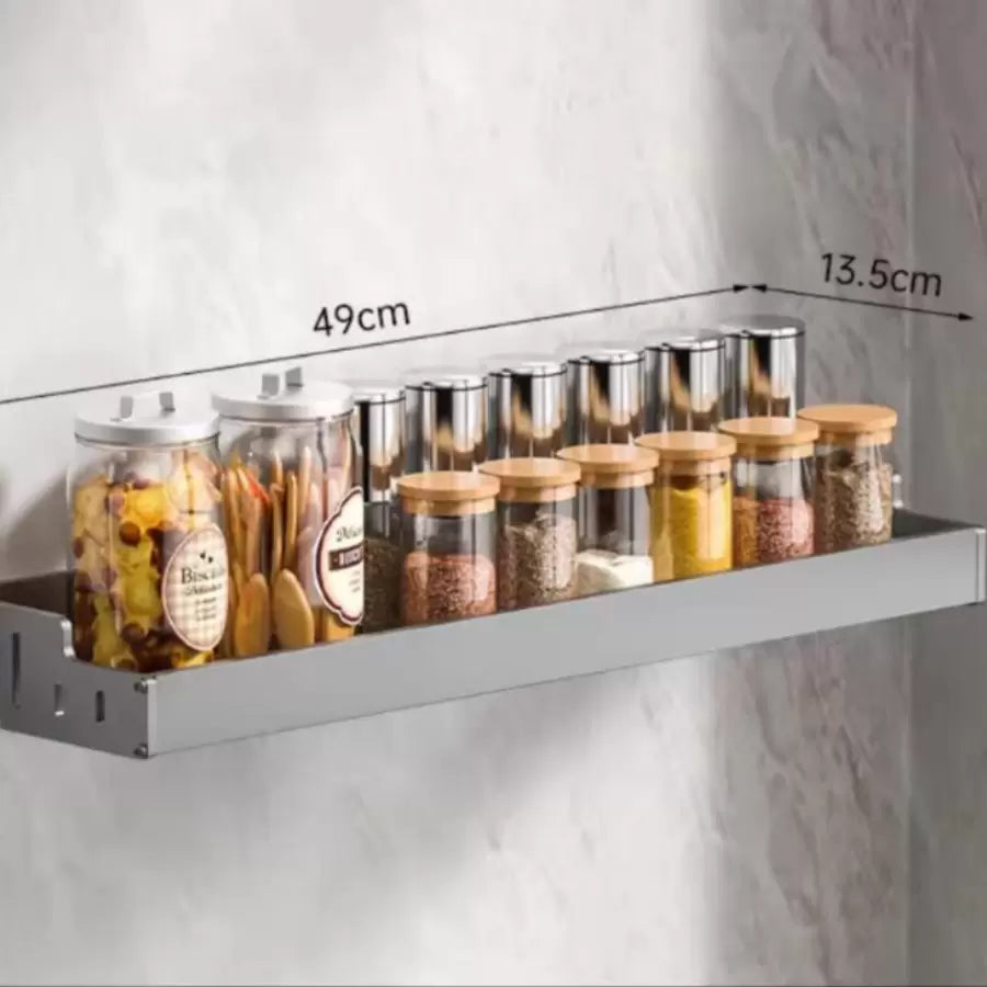 Accessories Holder 49cm Dark Gray Aluminum Bathroom Accessories Default Title Alessandro Design