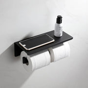 Double Toilet Paper Holder with Phone Holder/Black Perfume GJ603 Toilet Paper Holder Default Title Alessandro Design