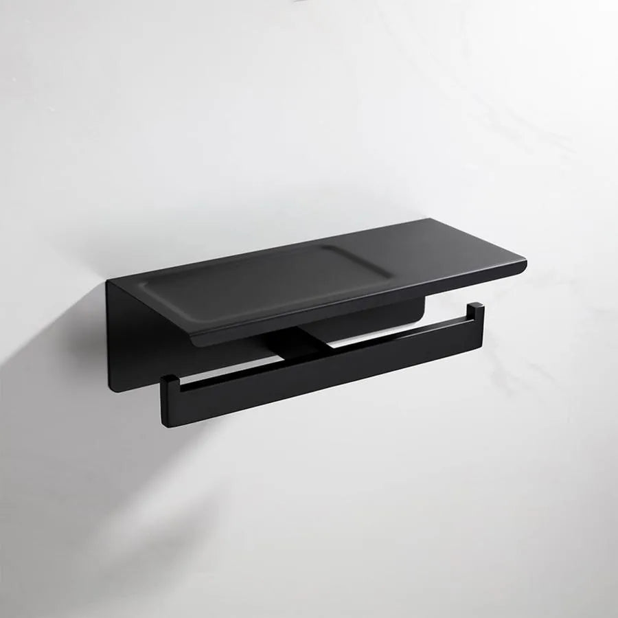 Double Toilet Paper Holder with Phone Holder/Black Perfume GJ603 Toilet Paper Holder Default Title Alessandro Design