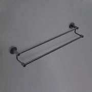 Double Towel Holder Black GJ/203B Towel Holder Default Title Alessandro Design