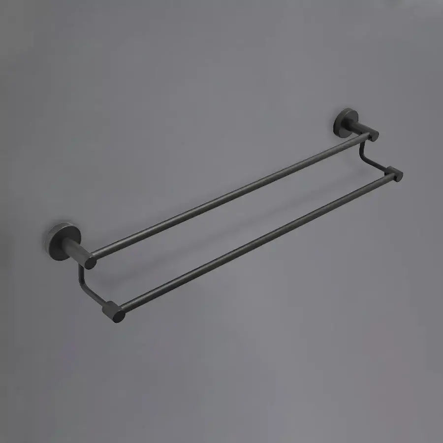 Double Towel Holder Black GJ/203B Towel Holder Default Title Alessandro Design