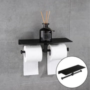 Toilet Paper Holder with Phone Holder/Black Perfume GJ602 Default Title Alessandro Design