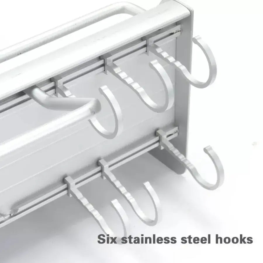 Metal Support for Kitchen Utensils, Satin, Metal Default Title Alessandro Design