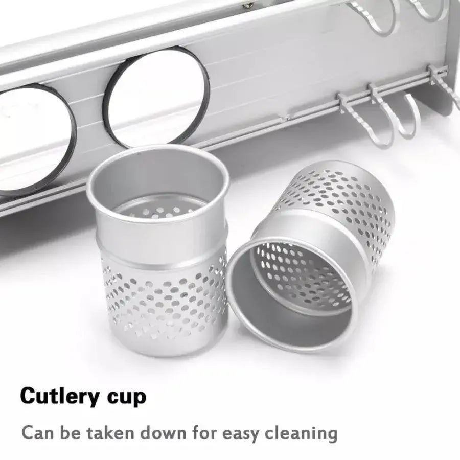 Metal Support for Kitchen Utensils, Satin, Metal Default Title Alessandro Design