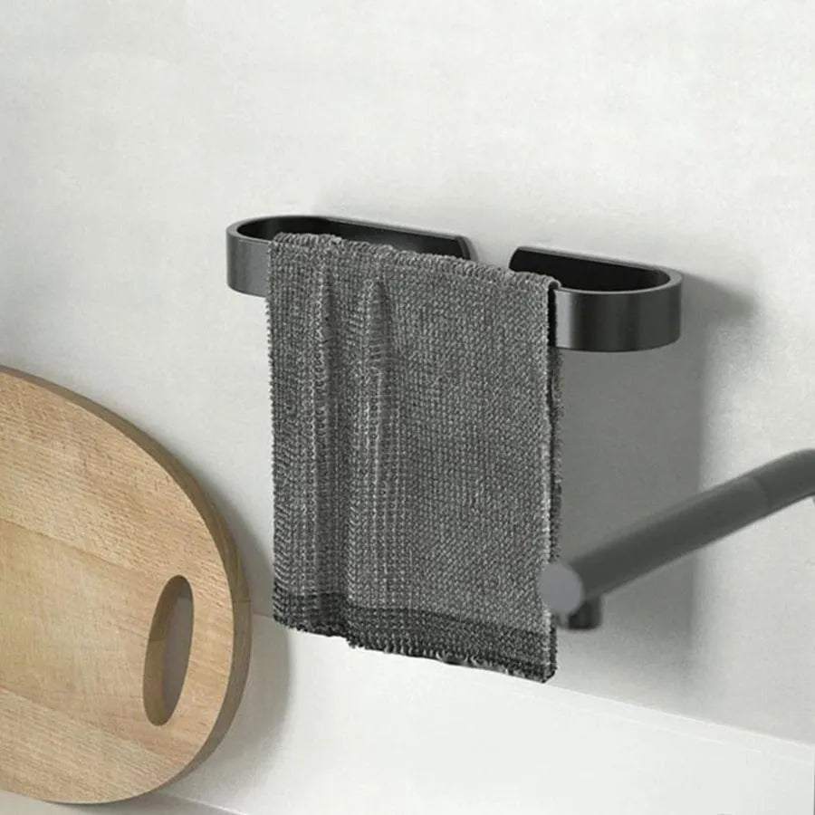 Black Towel Holder GJ622 Default Title Alessandro Design