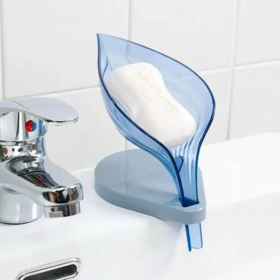 Blue Drain Soap Holder Bathroom Accessories Default Title Alessandro Design