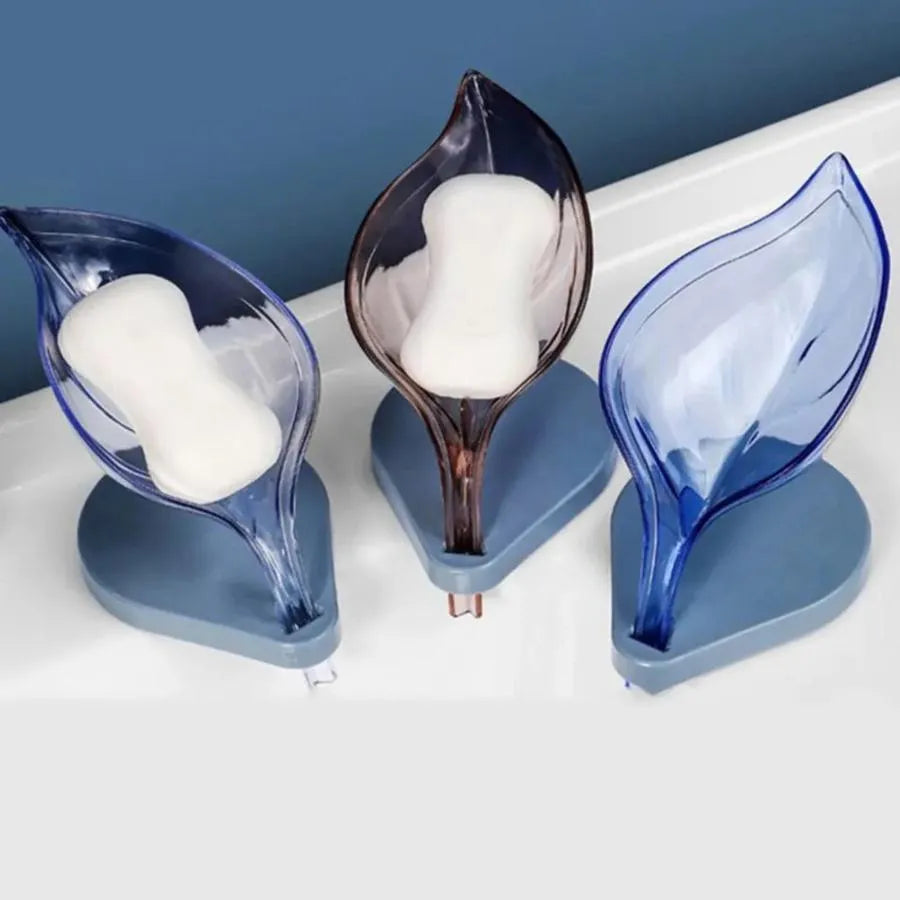 Blue Drain Soap Holder Bathroom Accessories Default Title Alessandro Design