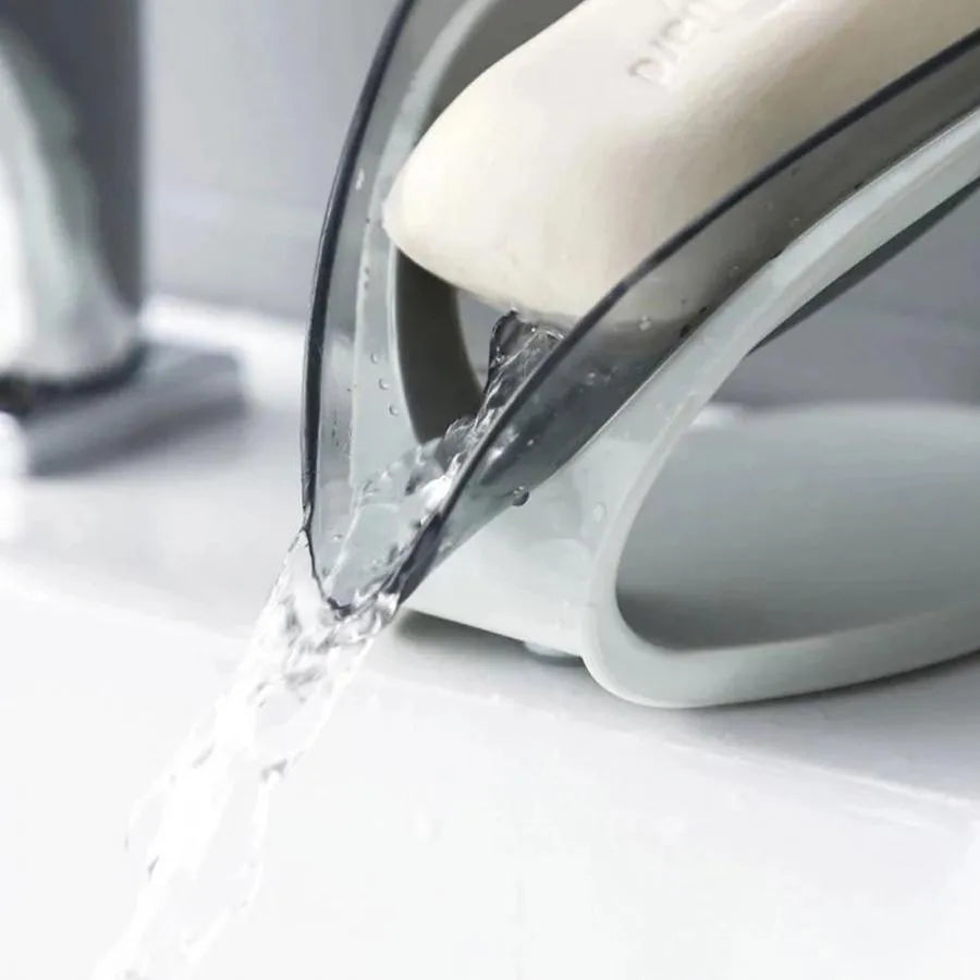 Soap Holder with Drain, Plastic, 14*13*8 cm, Pink Bathroom Accessories Default Title Alessandro Design