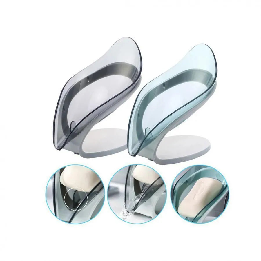 Soap Holder with Drain, Plastic, 14*13*8 cm, Pink Bathroom Accessories Default Title Alessandro Design