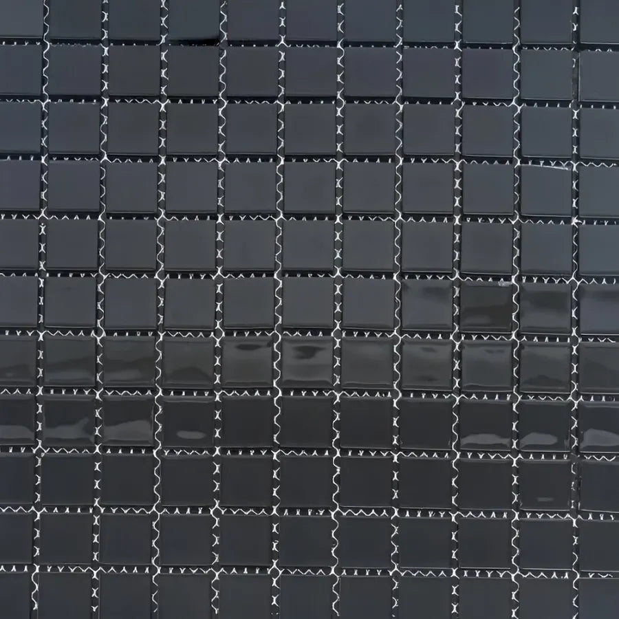 Self-adhesive 3D Wallpaper, 30 cm*30 cm*0.3 cm, Glass, Black Default Title Alessandro Design