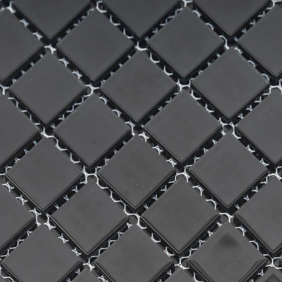 Self-adhesive 3D Wallpaper, 30 cm*30 cm*0.3 cm, Glass, Black Default Title Alessandro Design