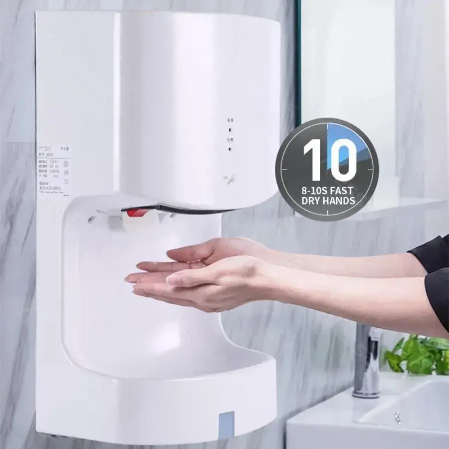 Automatic hand dryer with FL-2020 sensor, 1200W, Air jet, White Default Title Alessandro Design