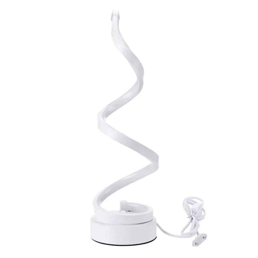 Veioza LED Genom, 24W, Cold/Warm/Neutral Light, Plastic and Metal, White Veioze & Lampadare Default Title Alessandro Design