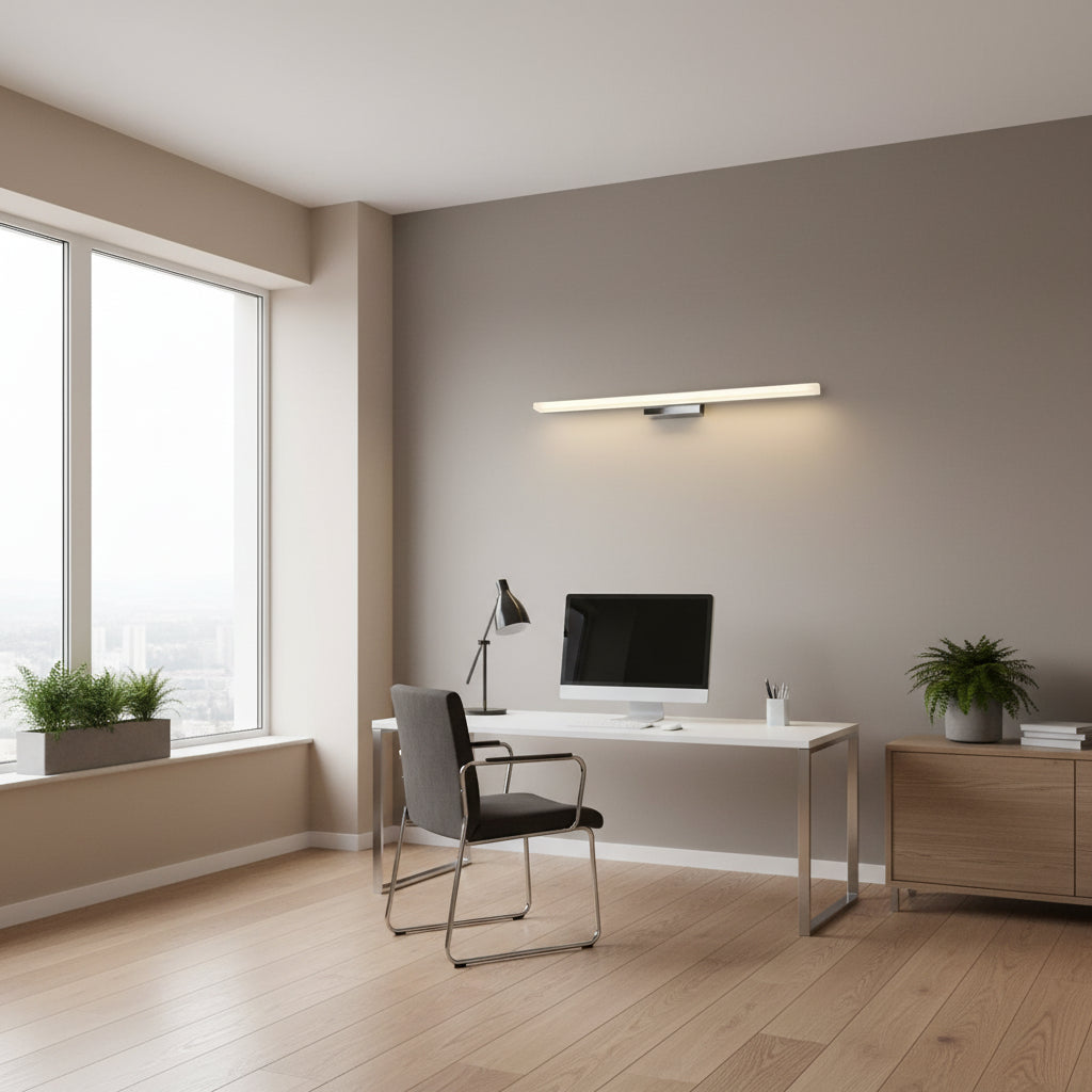 Aplica LED, COMO, 7W, liniara, lumina Calda/Neutra/Rece, Crom Aplice de Interior Default Title Alessandro Design