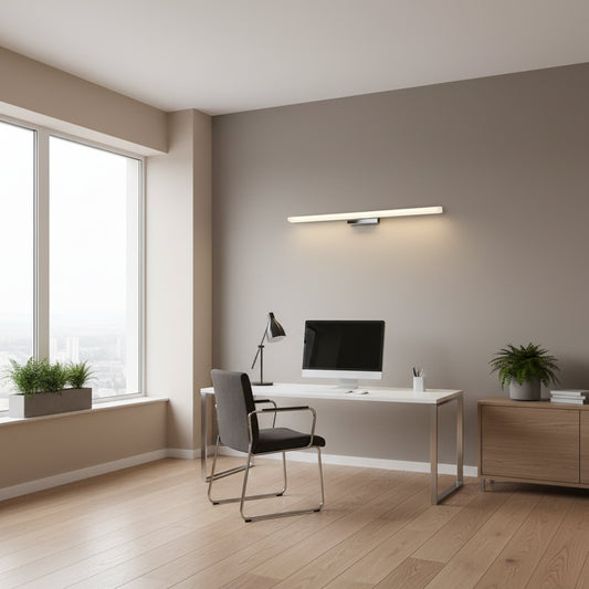 Aplica LED, COMO, 7W, liniara, lumina Calda/Neutra/Rece, Crom Aplice de Interior Default Title Alessandro Design
