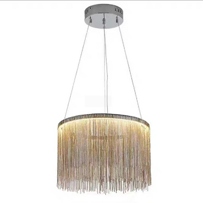 Suspended LED chandelier with remote control ILLUMINA MAGNUS, 20W, Cold/Warm/Neutral light, Dimmable, Silver Modern Candelabra Default Title Alessandro Design