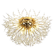 Crystal Chandelier RONDO Vivace, 8x G9, Diameter 60cm, Shiny Gold Crystal Chandeliers Default Title Alessandro Design