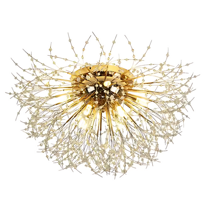 Crystal Chandelier RONDO Vivace, 8x G9, Diameter 60cm, Shiny Gold Crystal Chandeliers Default Title Alessandro Design