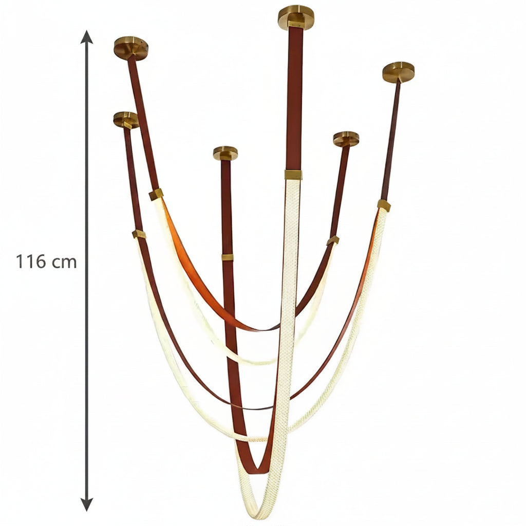 Candelabru Modern, LED, ARIA Largo, 34W, lumina Calda, Maro Candelabre Moderne Default Title Alessandro Design