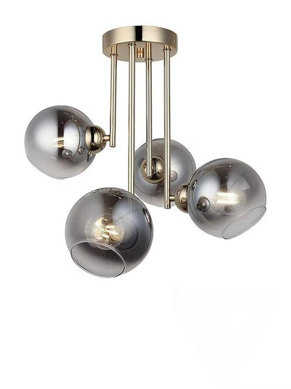 MODUS modern bulb chandelier, 4x E27, Gold, Metal Modern Chandeliers Default Title Alessandro Design