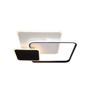 Lustra LED cu telecomanda ANEMONA 71W, 3 Patrate, lumina Rece/Calda/Neutra, Dimabila, Negru Lustre LED cu Telecomanda Default Title Alessandro Design