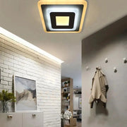LED Chandelier MORNIKA 14W, Diameter 25cm, Square, Neutral light, White LED Chandelier Default Title Alessandro Design
