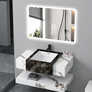 Set Mobilier VANTA pentru Baie, 80cm, 3 Piese, Alb Mobilier Baie Default Title Alessandro Design