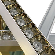 LED Chandelier with remote control MAKOTO 144W, 6 Elements, Linear, Cold/Warm/Neutral light, Dimmable, Golden White LED Chandeliers with Remote Control Default Title Alessandro Design